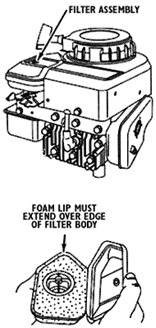 Briggs and stratton lawn 2024 mower air filter replacement